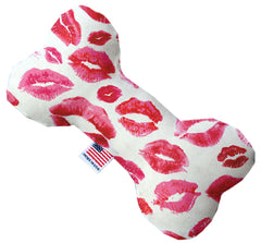 Smooches Inch Canvas Bone Dog Toy