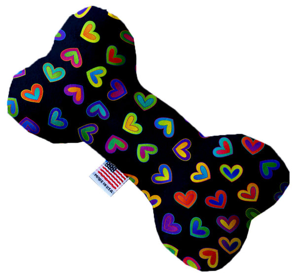 Bright Canvas Bone Dog Toy