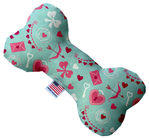 Cupid's Love Inch Canvas Bone Dog Toy