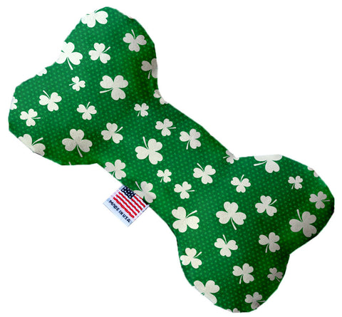 Shamrock Inch Canvas Bone Dog Toy