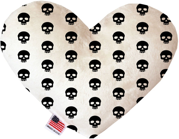 Skulls Inch Canvas Heart Dog Toy