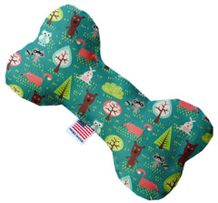 Forest Follies Inch Canvas Bone Dog Toy