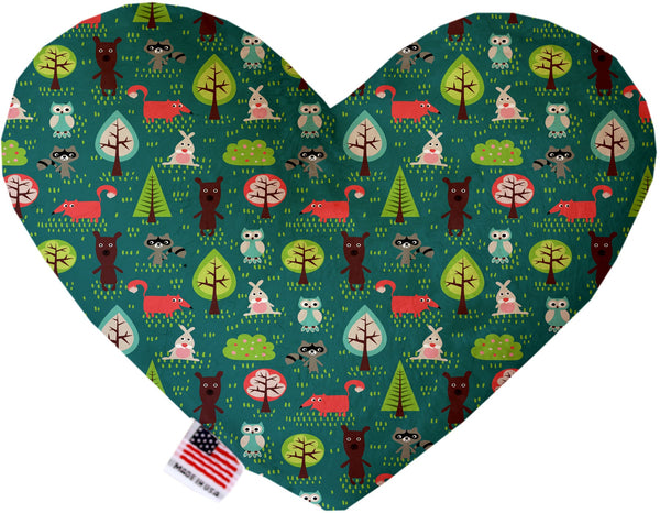 Forest Follies Inch Canvas Heart Dog Toy