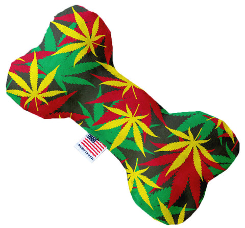 Rasta Mary Jane Inch Canvas Bone Dog Toy