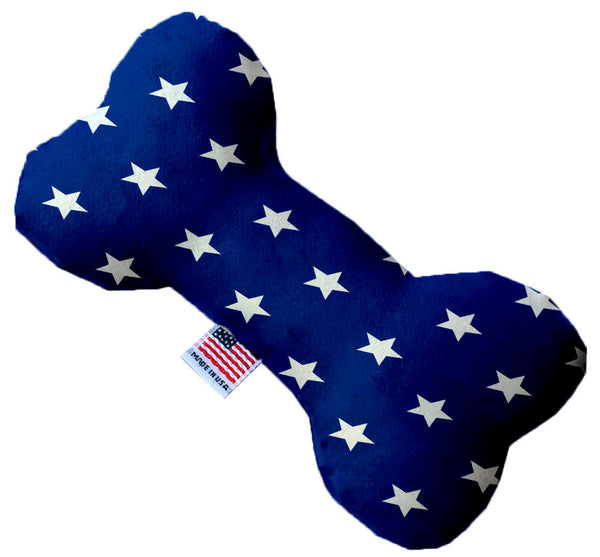 Blue Stars Inch Canvas Bone Dog Toy