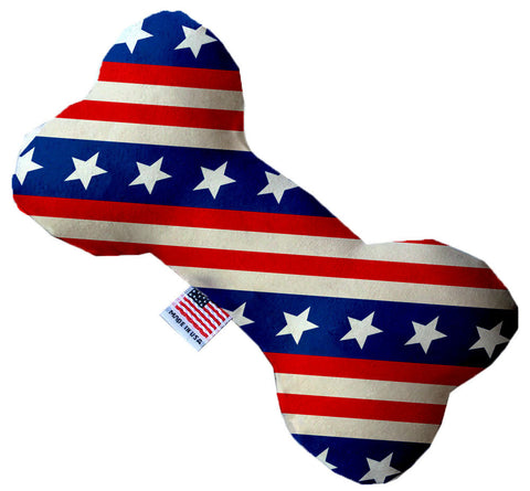 Stars And Stripes Inch Canvas Bone Dog Toy