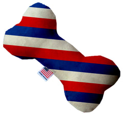 Patriotic Stripes Inch Stuffing Free Bone Dog Toy