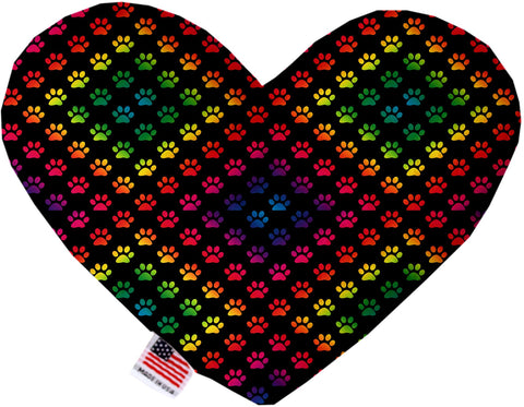 Rainbow Paws Inch Stuffing Free Heart Dog Toy