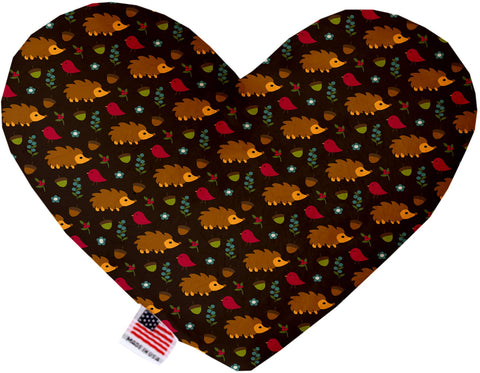 Hedgehogs Inch Canvas Heart Dog Toy