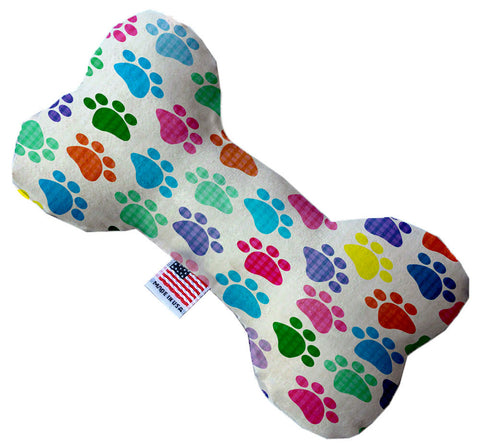 Confetti Paws Inch Canvas Bone Dog Toy