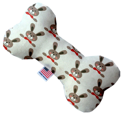 Dapper Rabbits Inch Canvas Bone Dog Toy