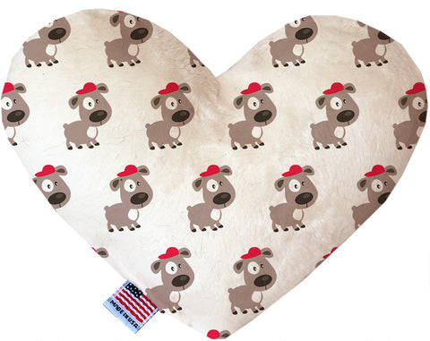 Fresh Pup Inch Canvas Heart Dog Toy