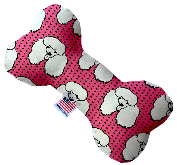 Pretty Poodles Inch Canvas Bone Dog Toy