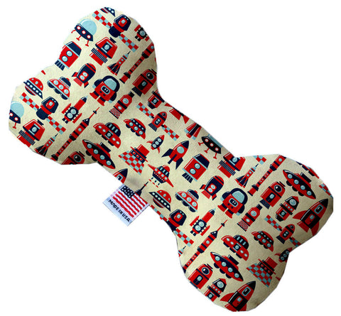 Rocket Man Inch Canvas Bone Dog Toy