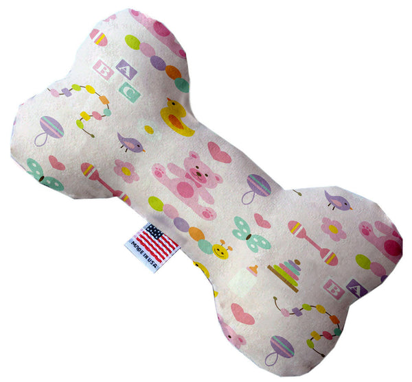 Baby Girl Canvas Bone Dog Toy