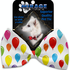 Balloons Pet Bow Tie Collar Accessory With Velcro