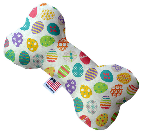 Easter Eggs Inch Canvas Bone Dog Toy