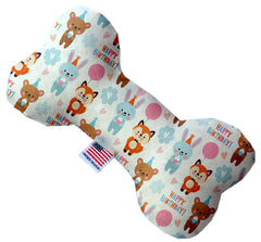 Birthday Buddies Inch Canvas Bone Dog Toy