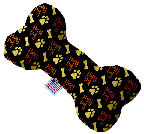 Happy Dog Inch Canvas Bone Dog Toy