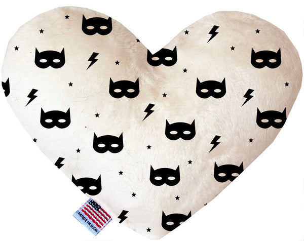 Super Hero Masks Inch Canvas Heart Dog Toy