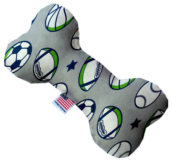 Sports And Stars Inch Canvas Bone Dog Toy