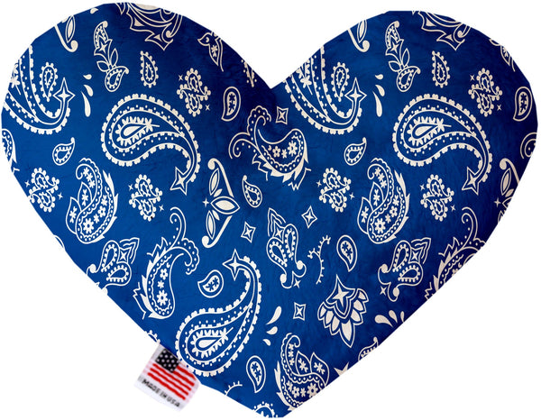 Blue Western Inch Heart Dog Toy