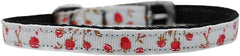 Roses Nylon Dog Collar With Classic Buckle 3/8" Size