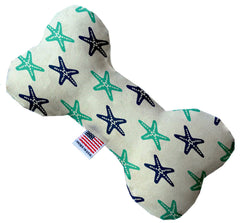 Starfish Inch Canvas Bone Dog Toy