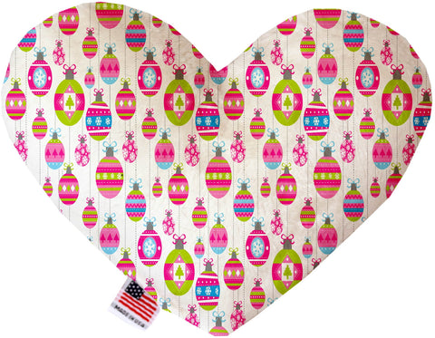 Penelopes Pretty Ornaments Inch Canvas Heart Dog Toy