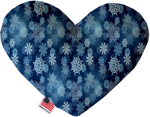 Winter Wonderland 6 Inch Canvas Heart Dog Toy