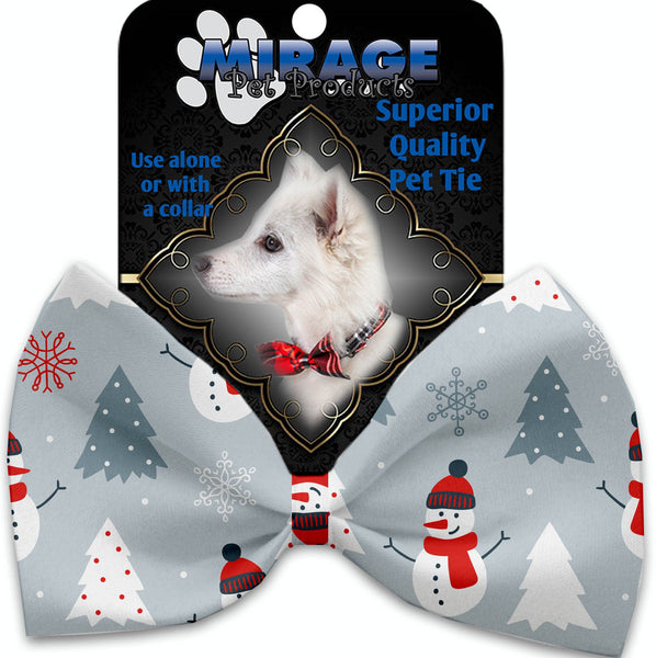 Look At Frosty Go Pet Bow Tie