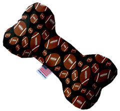 Footballs Inch Canvas Bone Dog Toy