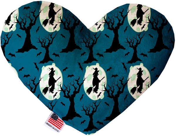 Salem Witches Inch Canvas Heart Dog Toy