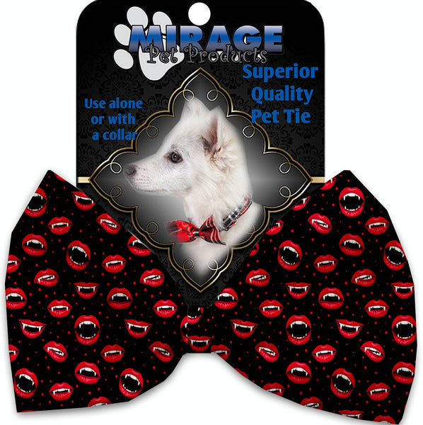 Love Bites Pet Bow Tie Collar Accessory With Velcro