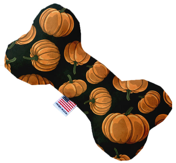 Pumpkin Patch Inch Canvas Bone Dog Toy