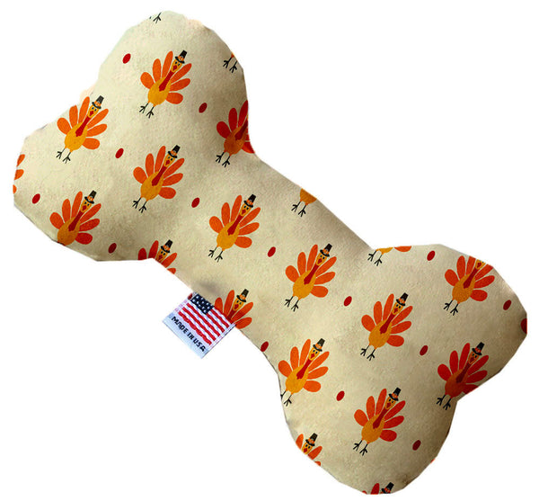 Turkey Trot Inch Canvas Bone Dog Toy