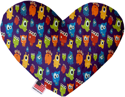 Party Monsters Inch Canvas Heart Dog Toy