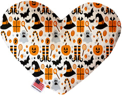 Classic Halloween Inch Stuffing Free Heart Dog Toy