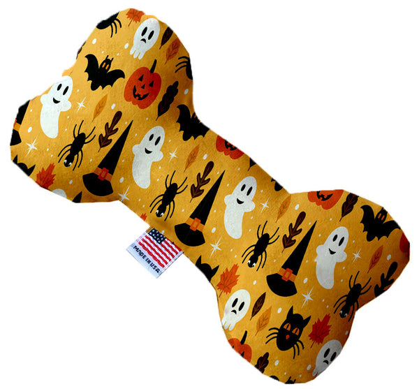 Happy Halloween Inch Canvas Bone Dog Toy