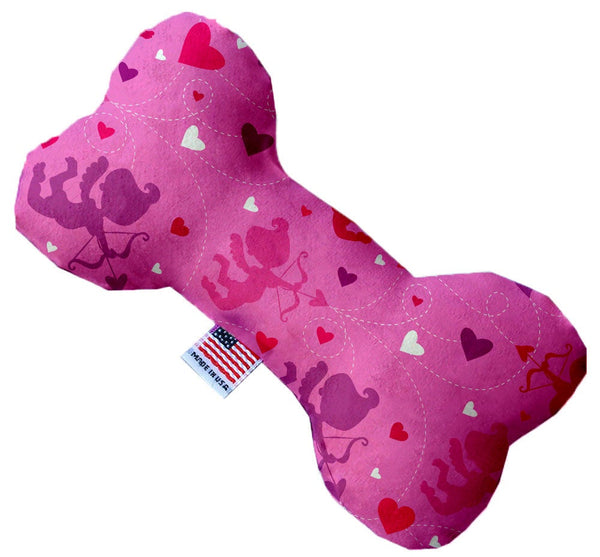 Cupid Hearts Stuffing Free Inch Bone Dog Toy