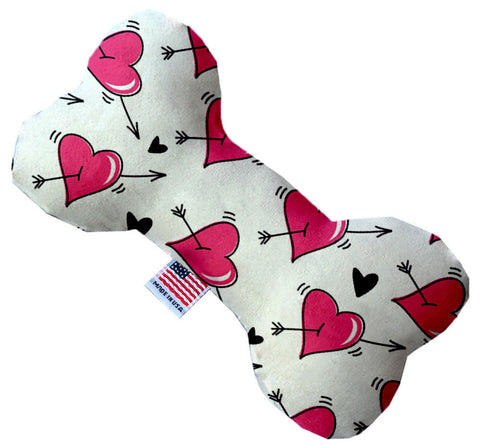 Hearts And Arrows Stuffing Free Inch Bone Dog Toy