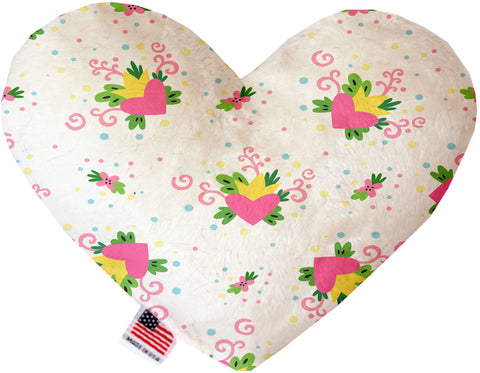 Sweet Love Inch Canvas Heart Dog Toy