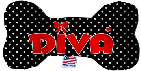 Diva Stuffing Free Inch Bone Dog Toy