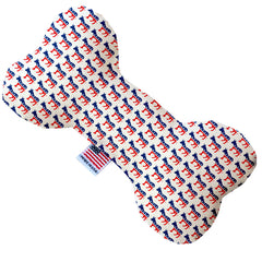 Democrat Stuffing Free Inch Bone Dog Toy