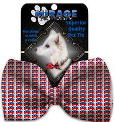 Republican Pet Bow Tie Collar Accessory With Velcro