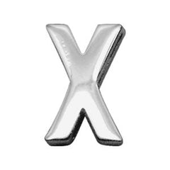 3-4" (18mm) Chrome Letter Sliding Charms A - Z