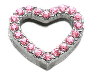 3/4" Slider Heart Charm 3/4" (18mm)