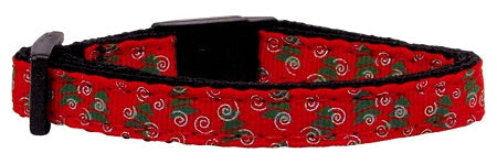 Christmas Trees Nylon And Ribbon Collars Cat Safety