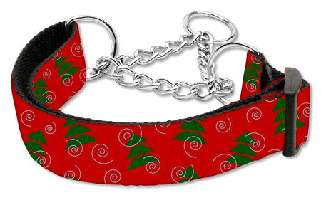 Christmas Tree Nylon Ribbon Collar Martingale