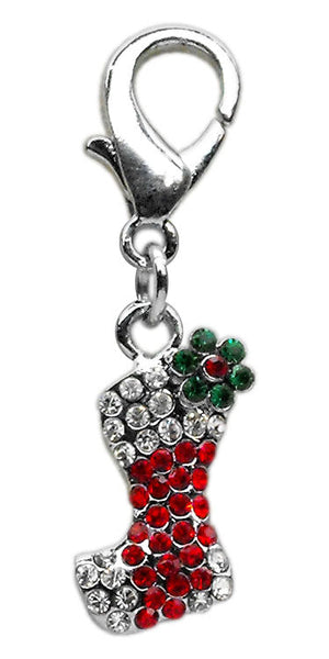 Holiday Lobster Claw Charms - Zipper Pulls Stocking